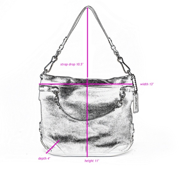 COACH G1120-14142M Brooke Leather Handbag Hobo Satchel - Picture 2 of 10